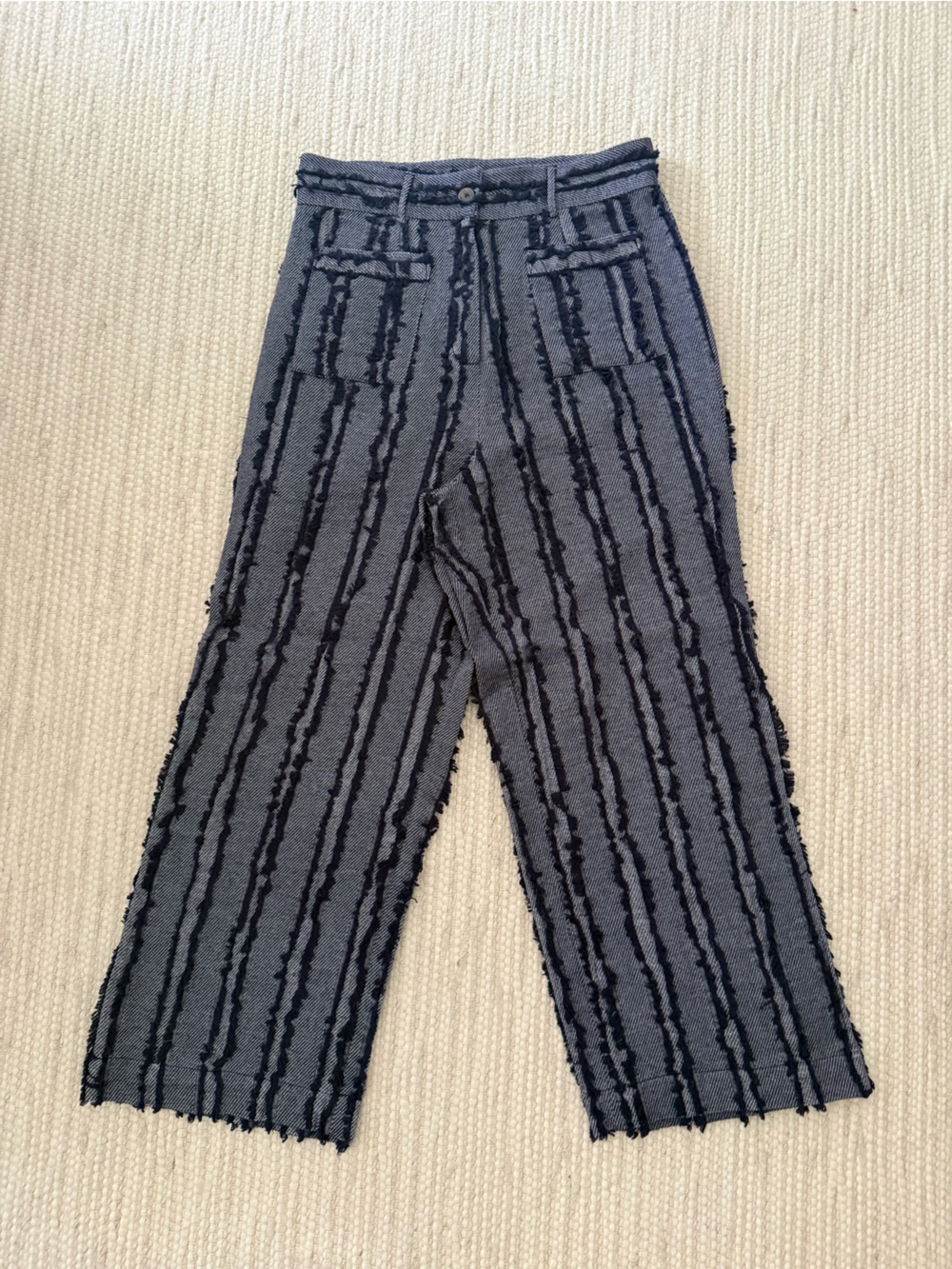 Maria De La Orden Striped, Texture Trouser